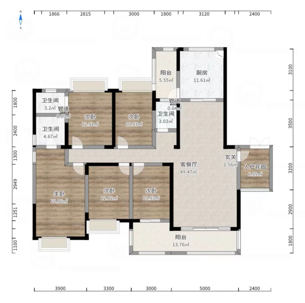 金水湾 5室2厅1卫 184.0万 金水湾 5室2厅1卫 184.0万室内图
