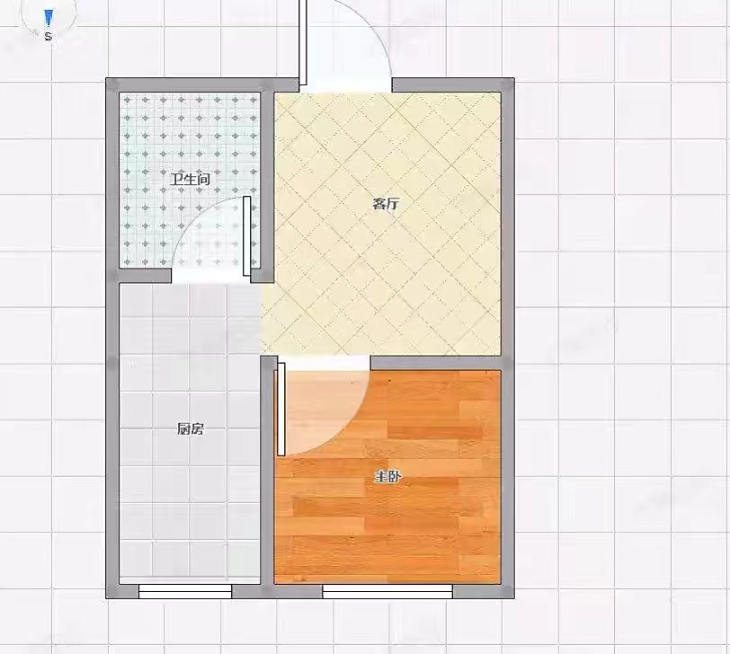 中建御山和苑  1室1厅1卫   35.00万