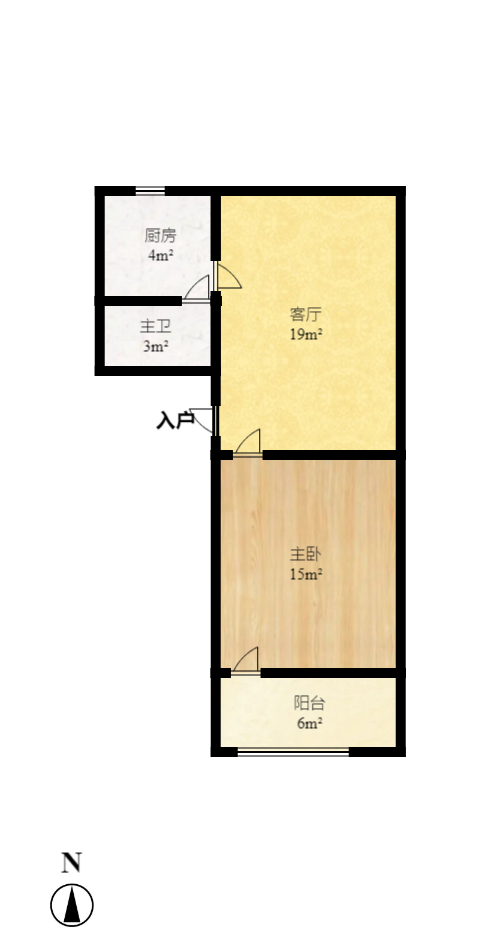 湖南省人民政府第一招待所宿舍(司馬里34號)  3室2廳1衛(wèi)    2100.0元/月戶型圖