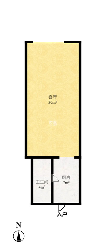 东怡外国（南湖一号)  3室1厅1卫   51.80万