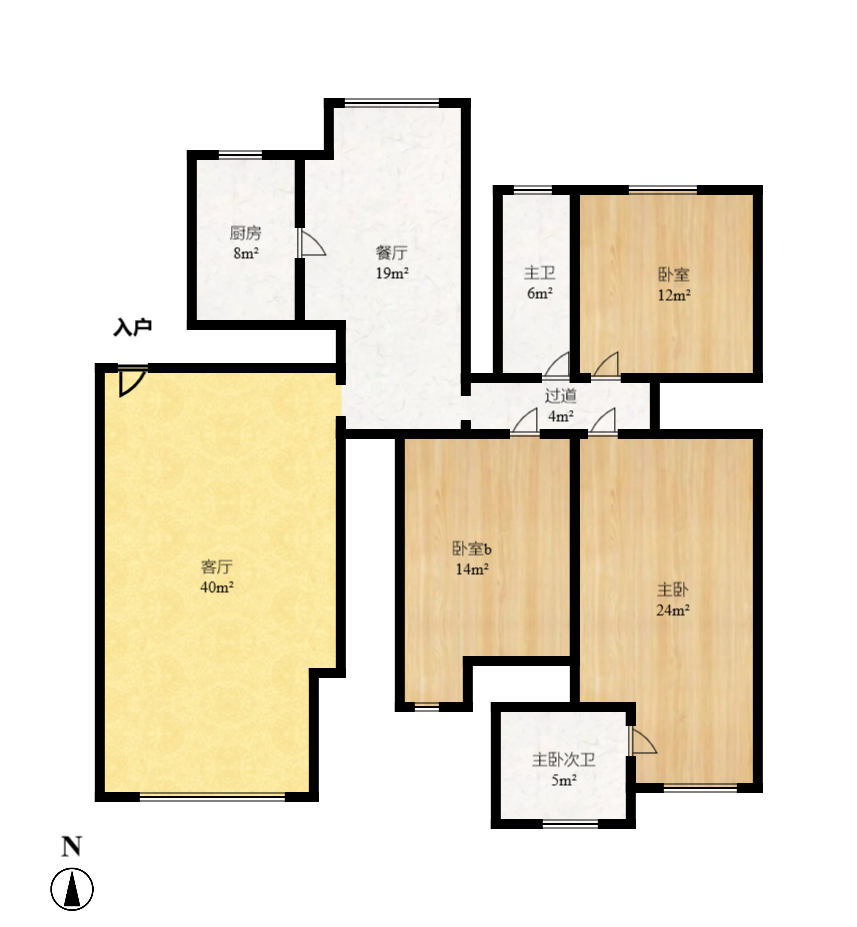 四季星城 3室2厅2卫 1500.0元/月 四季星城 3室2厅2卫 1500.0元/月户型图