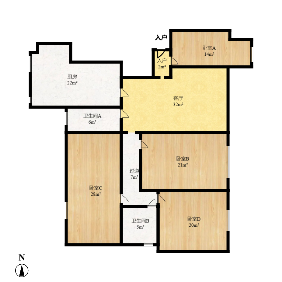 中天瑞景  5室2厅1卫    3500.0元/月 中天瑞景  5室2厅1卫    3500.0元/月户型图