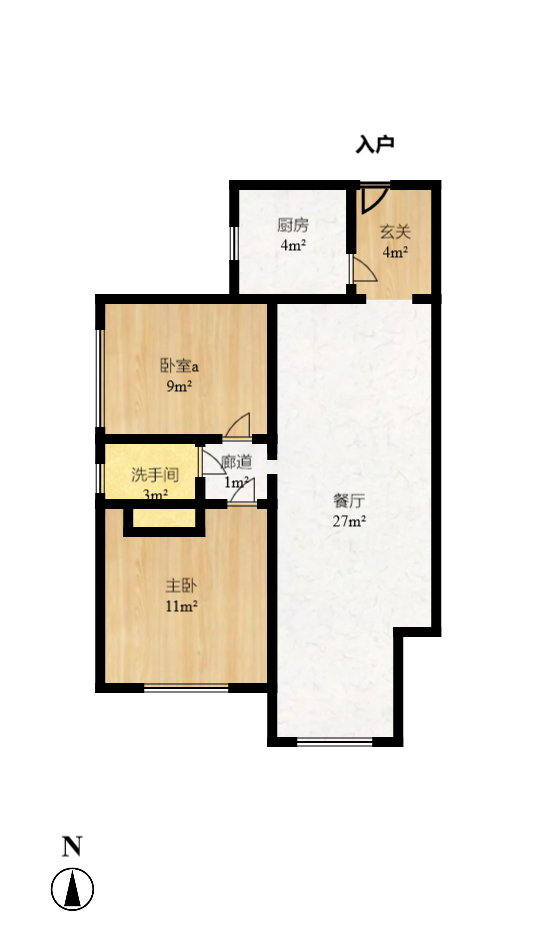 华侨假日中心(晟华苑) 1室1厅1卫 1500.0元/月 华侨假日中心(晟华苑) 1室1厅1卫 1500.0元/月户型图