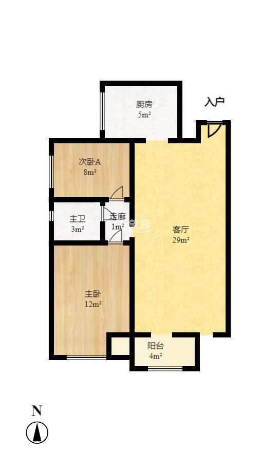 华润凤凰城三期   72.46㎡      4000.0元/月小区图