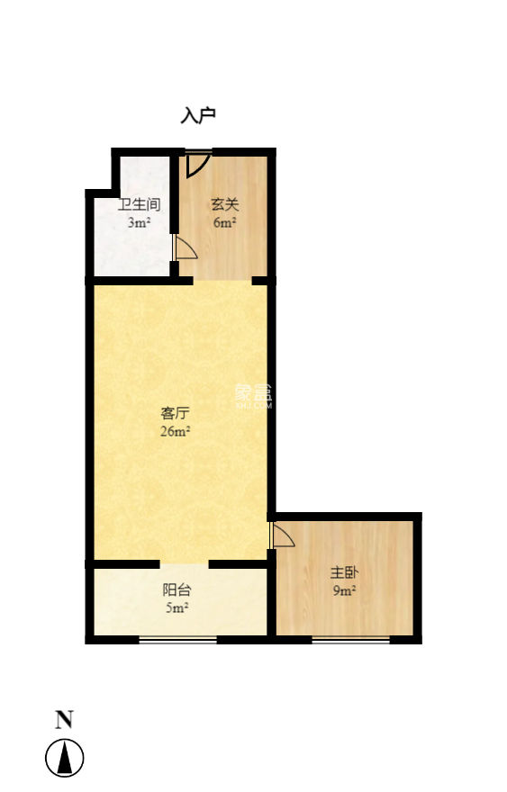 喜地时代广场（中环大厦）   55.0㎡     2200.00元/月小区图