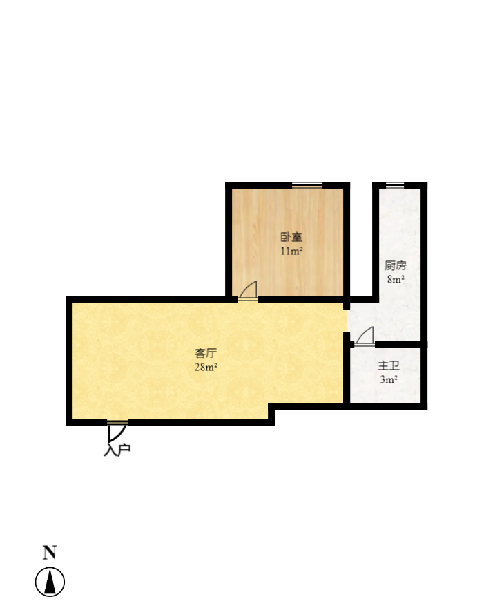 金鹰机电大市场 2室1厅1卫 1200.0元/月 金鹰机电大市场 2室1厅1卫 1200.0元/月户型图