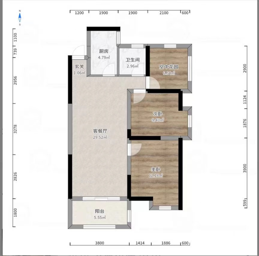 时代新城(翰林府) 3室2厅1卫 43.8万 时代新城(翰林府) 3室2厅1卫 43.8万室内图