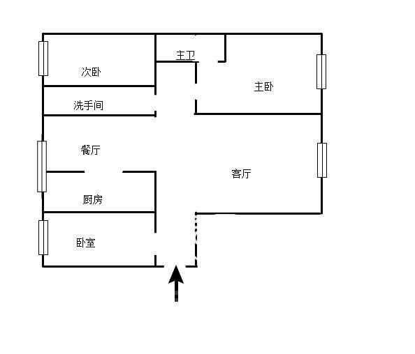 大力新村  4室2厅1卫   800.00元/月室内图