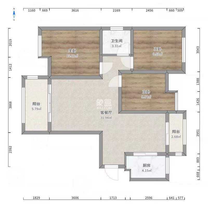 逸都花园  3室2厅1卫   41.00万