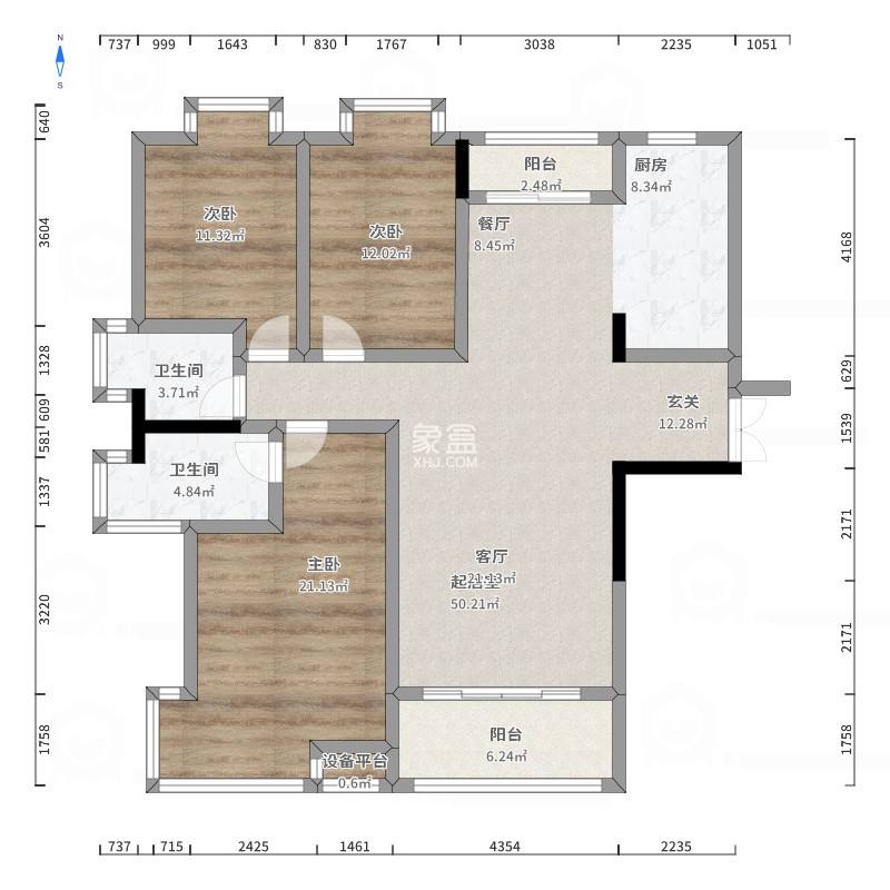 磐龙生态社区  3室2厅2卫   71.80万