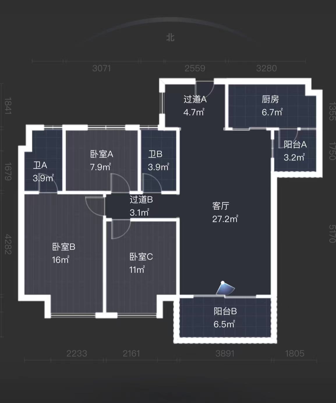 碧桂园  3室2厅2卫   71.80万