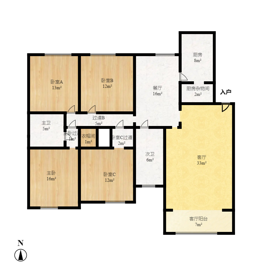 八方小区A区 4室2厅2卫 6000.0元/月 八方小区A区 4室2厅2卫 6000.0元/月户型图