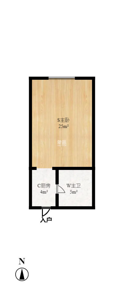 嘉斯茂购物广场(国中星城) 1室0厅0卫 1800.0元/月 嘉斯茂购物广场(国中星城) 1室0厅0卫 1800.0元/月户型图