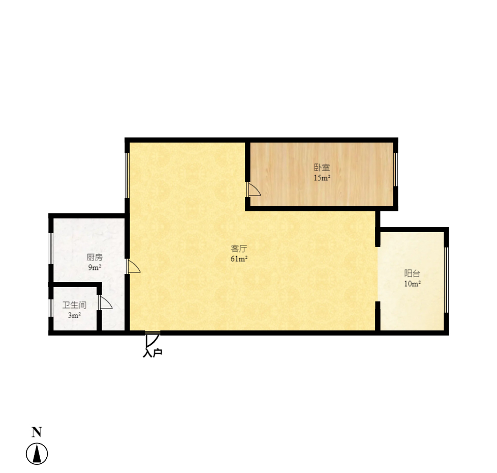 都江新城(都江新苑) 3室2厅1卫 2700.0元/月 都江新城(都江新苑) 3室2厅1卫 2700.0元/月户型图