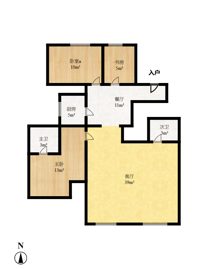 建發(fā)央著  3室2廳2衛(wèi)    215.0萬室內(nèi)圖1