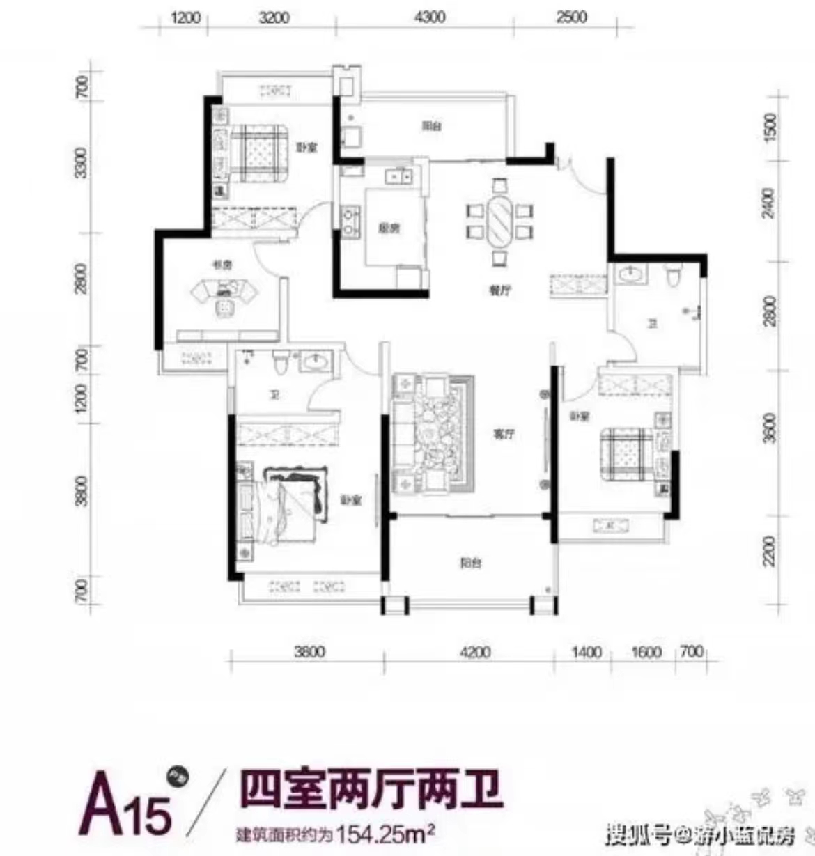 经世龙城 4室2厅2卫 125.0万 经世龙城 4室2厅2卫 125.0万室内图