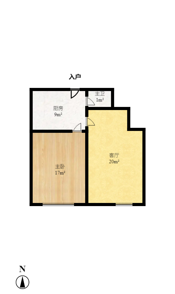 人民新村  2室1厅1卫    47.0万室内图1