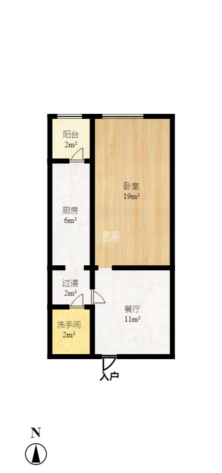 锦泰东环国际  1室1厅1卫    36.0万