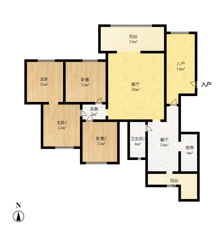 盛隆佳园  5室2厅2卫   242.00万室内图1