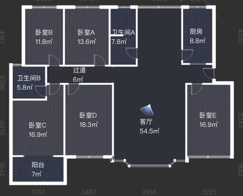 神农小区  5室2厅2卫   150.00万