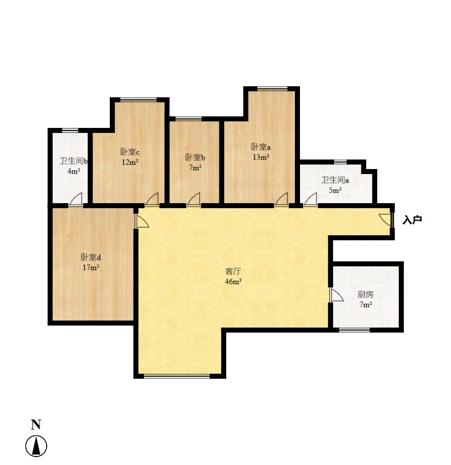 汇金城/嘉华城(二期、三期) 4室1厅2卫 3300.0元/月 汇金城/嘉华城(二期、三期) 4室1厅2卫 3300.0元/月户型图