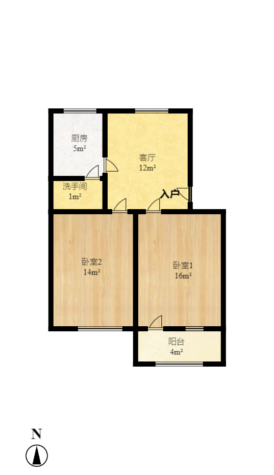 金地社区 0室1厅1卫 1200.0元/月 金地社区 0室1厅1卫 1200.0元/月户型图