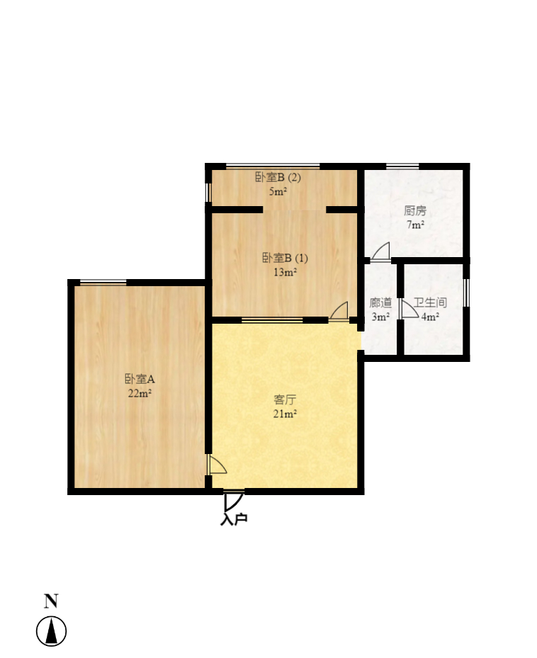 欧园 2室2厅1卫 2600.0元/月 欧园 2室2厅1卫 2600.0元/月户型图