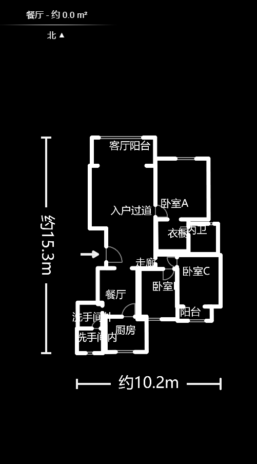 一品东庭  3室2厅2卫   94.80万室内图1