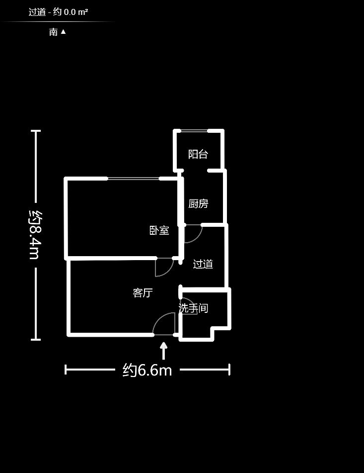 阳光锦城  1室1厅1卫   70.00万室内图1
