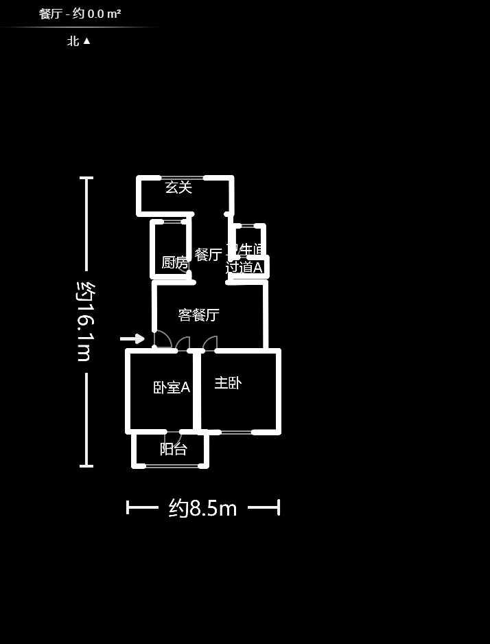 肿瘤医院生活小区 3室2厅1卫 2000.0元/月 肿瘤医院生活小区 3室2厅1卫 2000.0元/月户型图