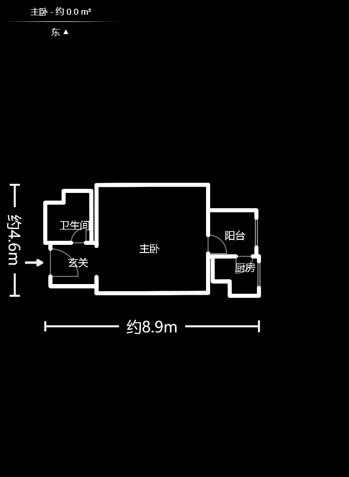 观湖公寓  1室1厅1卫   38.00万室内图1