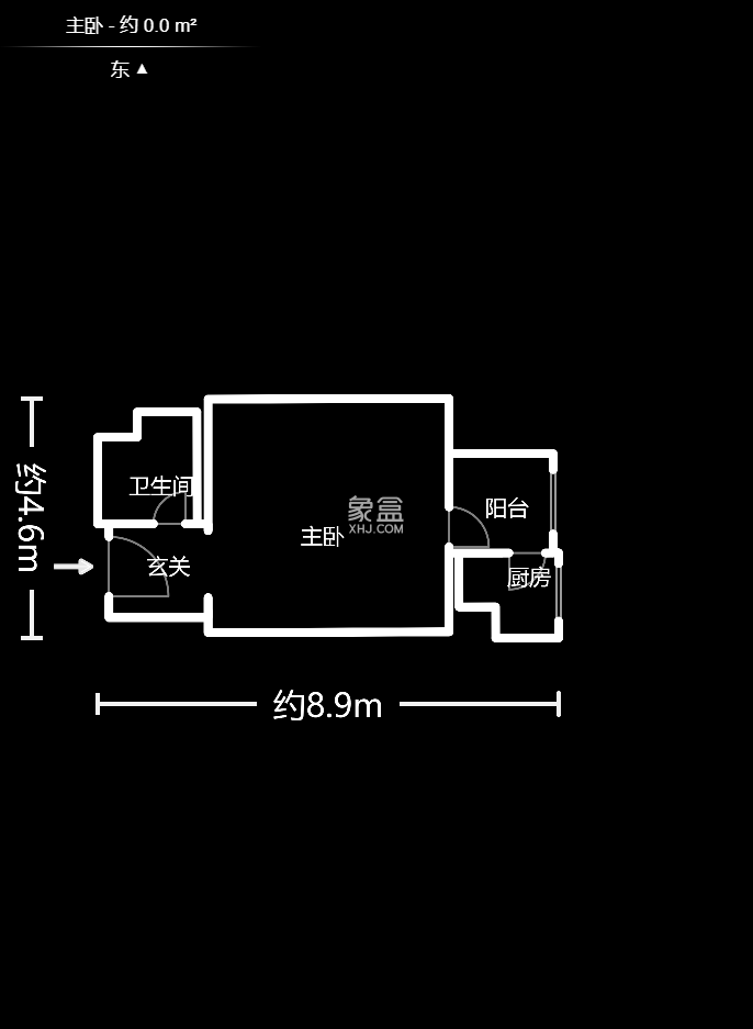 观湖公寓  1室1厅1卫    30.8万