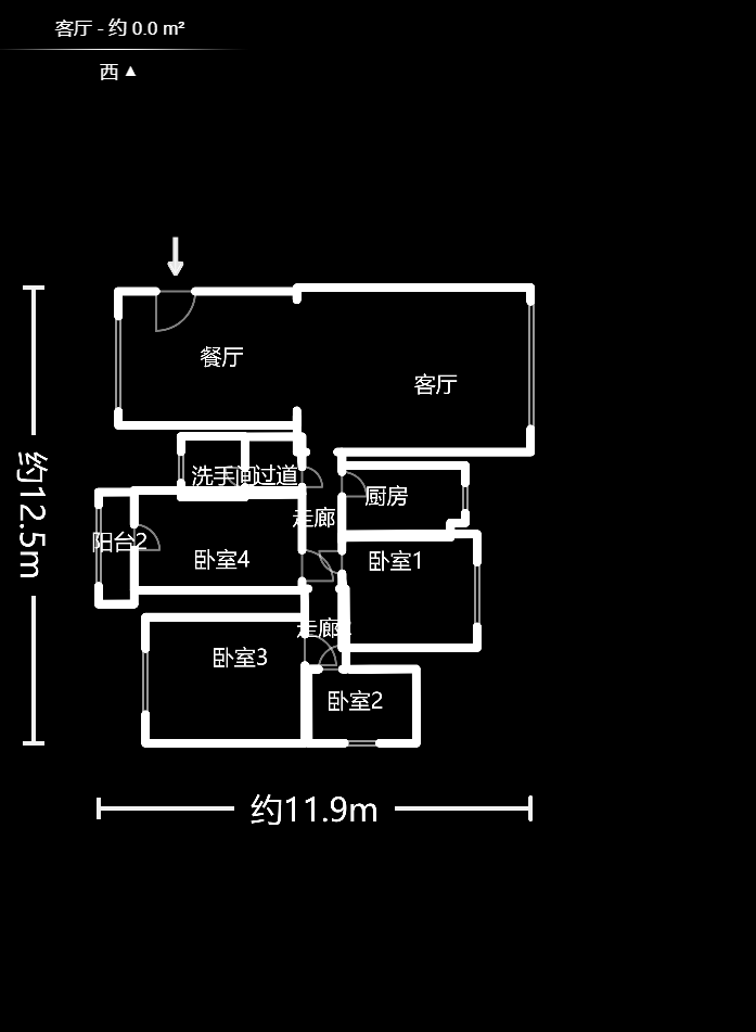 恒盛世家  3室2厅2卫    2200.0元/月 恒盛世家  3室2厅2卫    2200.0元/月户型图