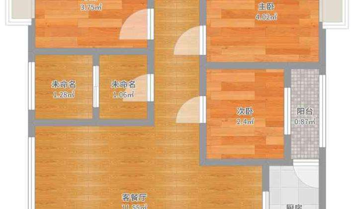 枫溪苑  3室2厅2卫   55.00万客厅