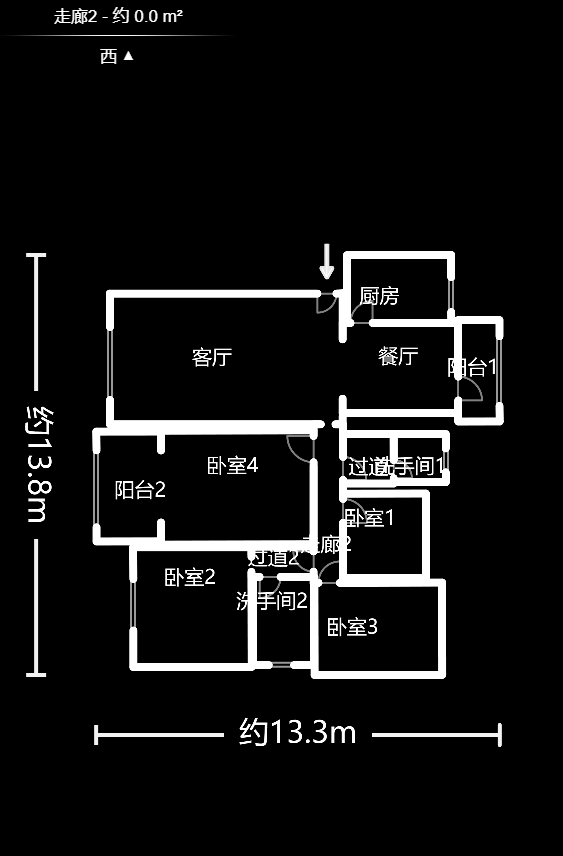 绿荫家园  4室2厅1卫    74.0万室内图1