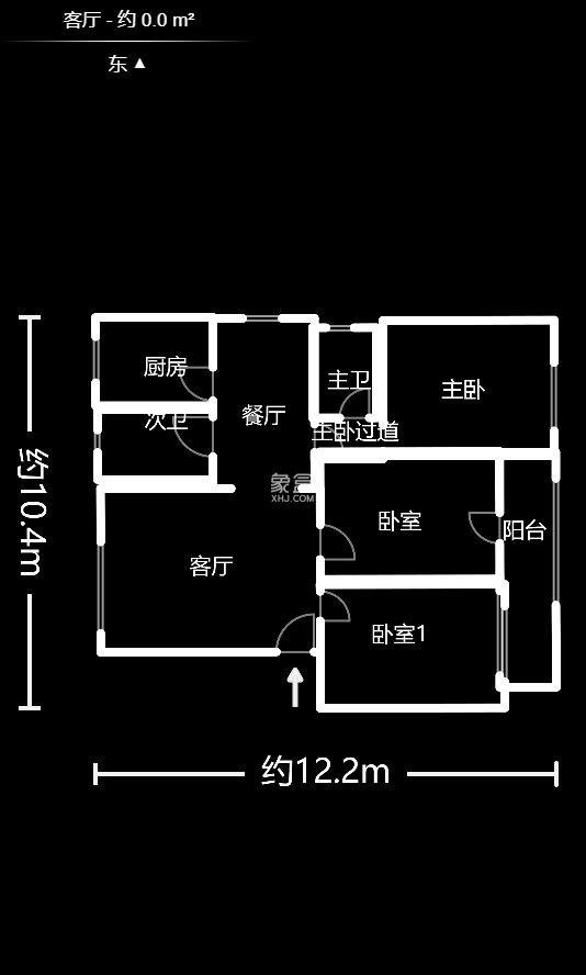 东南明苑  3室2厅2卫   91.50万室内图1