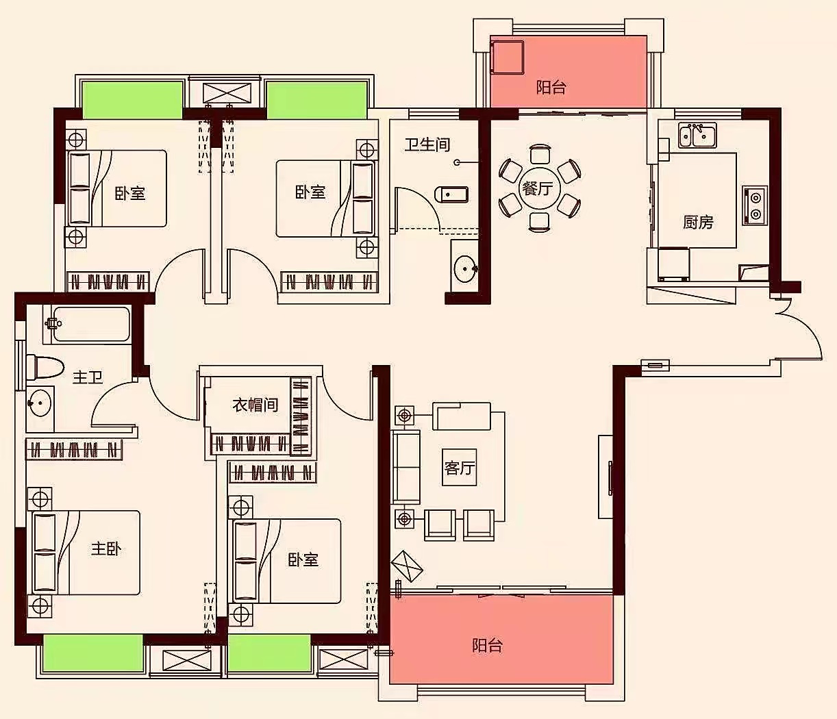 金水湾 4室2厅2卫 109.0万 金水湾 4室2厅2卫 109.0万客厅
