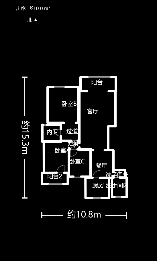 一品东庭  3室2厅1卫    2600.0元/月室内图1