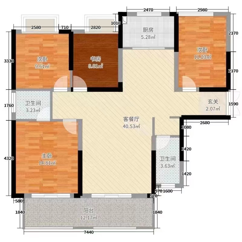 蓝溪谷 4室2厅2卫 99.8万 蓝溪谷 4室2厅2卫 99.8万室内图