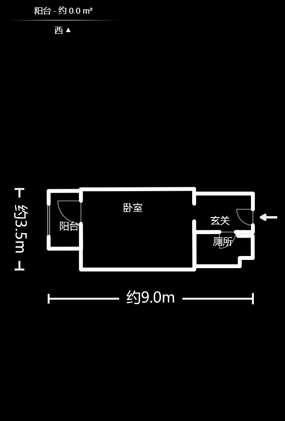 绿地中央广场  1室1厅1卫   26.00万室内图1