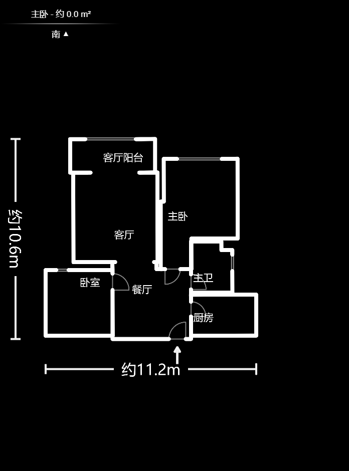圆梦完美生活 2室2厅1卫 1600.0元/月 圆梦完美生活 2室2厅1卫 1600.0元/月户型图