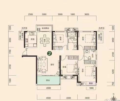 中建江湾壹号  4室2厅1卫   95.00万