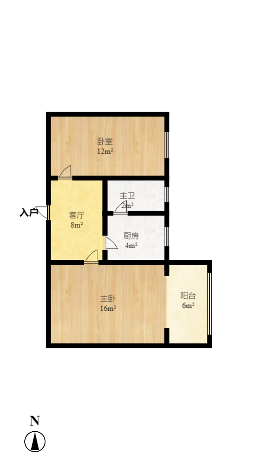 太平街散盘 3室2厅1卫 4200.0元/月 太平街散盘 3室2厅1卫 4200.0元/月户型图