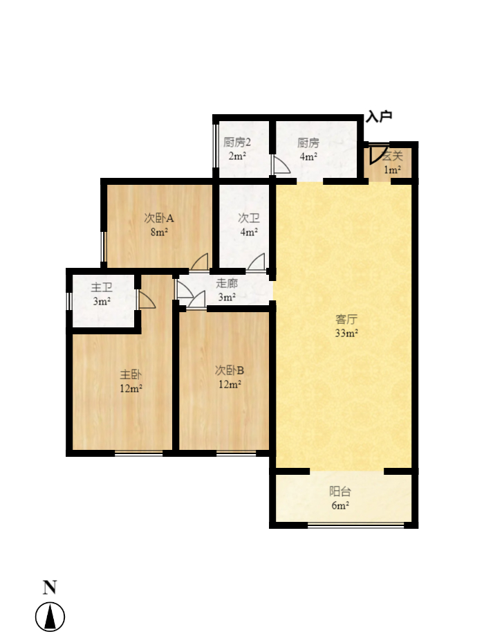 华润凤凰城一期  3室2厅2卫    1800.0元/月 华润凤凰城一期  3室2厅2卫    1800.0元/月户型图