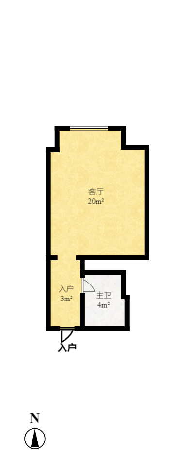 锦华时代  0室0厅0卫   1400.00元/月户型图