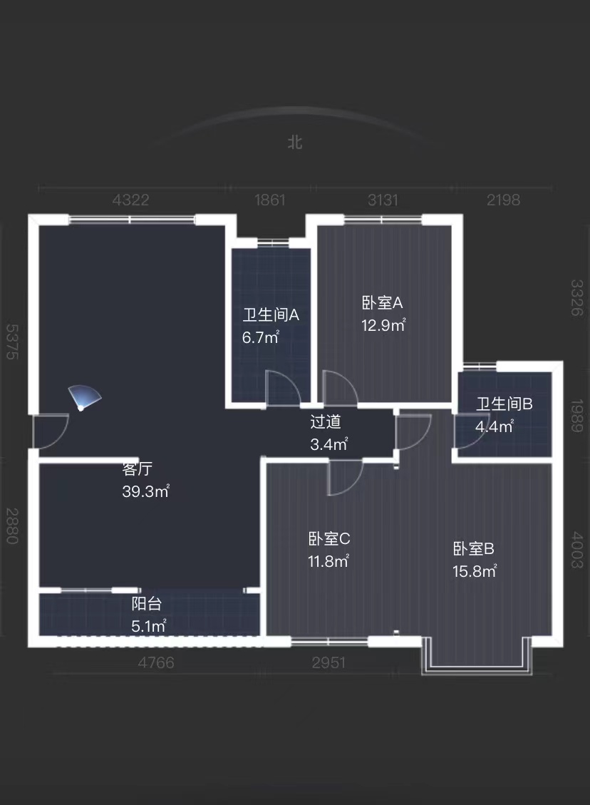 康馨佳园  3室2厅2卫   95.00万