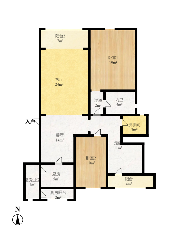 锦湘国际星城一期(锦美苑) 5室1厅1卫 3800.0元/月 锦湘国际星城一期(锦美苑) 5室1厅1卫 3800.0元/月户型图
