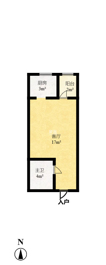 水岸世景   126.0㎡     3900.00元/月小区图
