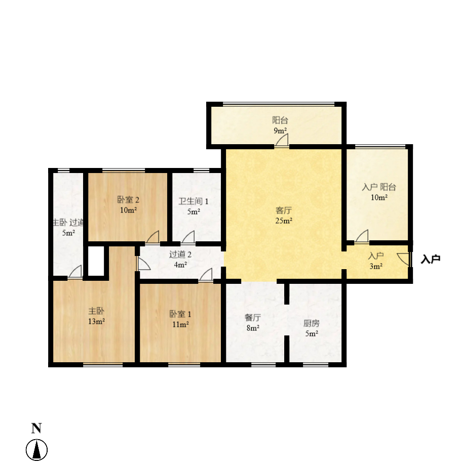 钱隆世家  3室2厅2卫    2500.0元/月 钱隆世家  3室2厅2卫    2500.0元/月户型图
