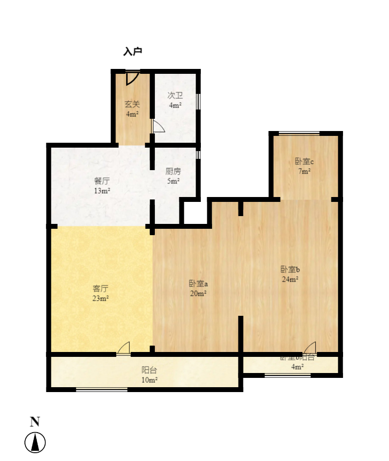 建发央著  4室2厅2卫   190.00万室内图1